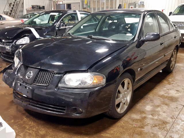 3N1AB51D26L556676 - 2006 NISSAN SENTRA SE- BLACK photo 2