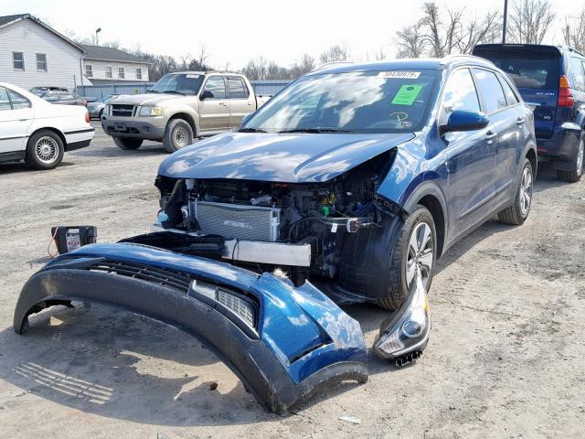 KNDCB3LC5J5125109 - 2018 KIA NIRO FE BLUE photo 2