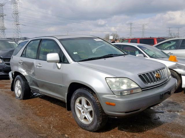 JTJHF10U010204824 - 2001 LEXUS RX 300 SILVER photo 1