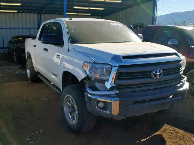 5TFDW5F10EX357612 - 2014 TOYOTA TUNDRA CRE WHITE photo 1