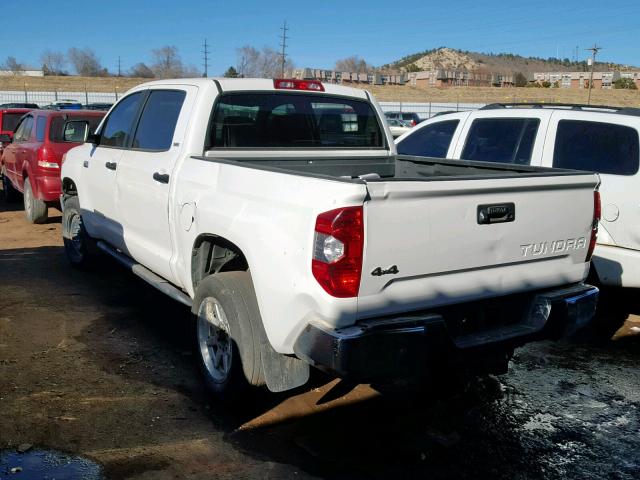 5TFDW5F10EX357612 - 2014 TOYOTA TUNDRA CRE WHITE photo 3