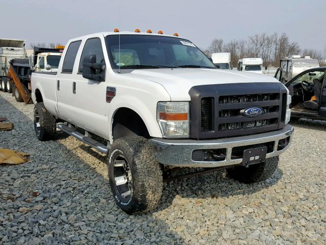 1FTWW31R88EB89728 - 2008 FORD F350 SRW S WHITE photo 1