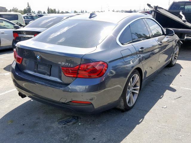 WBA4J1C57JBM10311 - 2018 BMW 430I GRAN GRAY photo 4