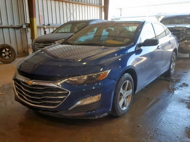 1G1ZB5ST7KF105276 - 2019 CHEVROLET MALIBU LS BLUE photo 2