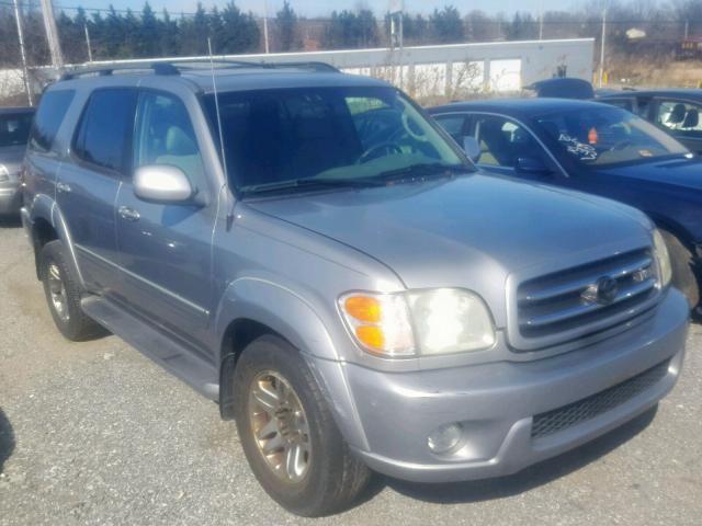 5TDBT48A74S208724 - 2004 TOYOTA SEQUOIA LI SILVER photo 1