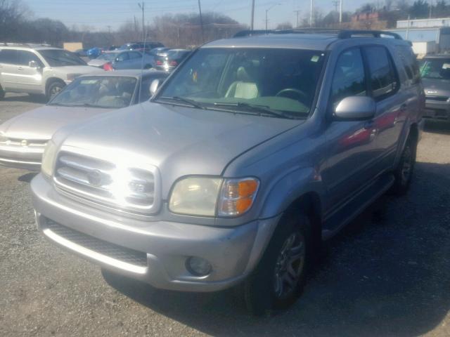 5TDBT48A74S208724 - 2004 TOYOTA SEQUOIA LI SILVER photo 2