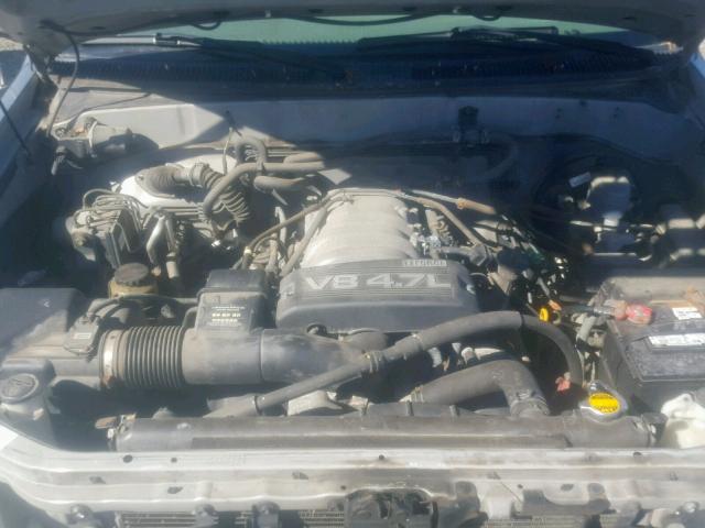 5TDBT48A74S208724 - 2004 TOYOTA SEQUOIA LI SILVER photo 7