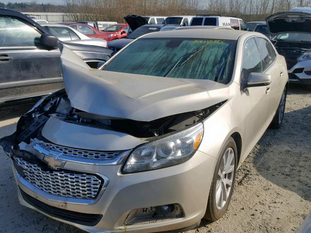 1G11E5SL0EF247493 - 2014 CHEVROLET MALIBU 2LT GOLD photo 2