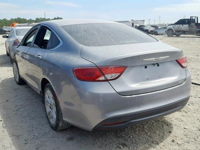 1C3CCCFB2GN183174 - 2016 CHRYSLER 200 LX SILVER photo 3