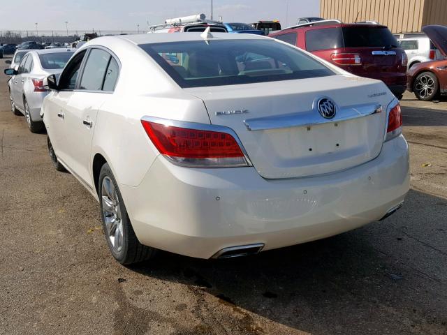 1G4GD5E32CF224130 - 2012 BUICK LACROSSE P WHITE photo 3