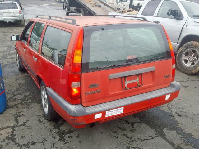 YV1LW5544T2262160 - 1996 VOLVO 850 BASE RED photo 3