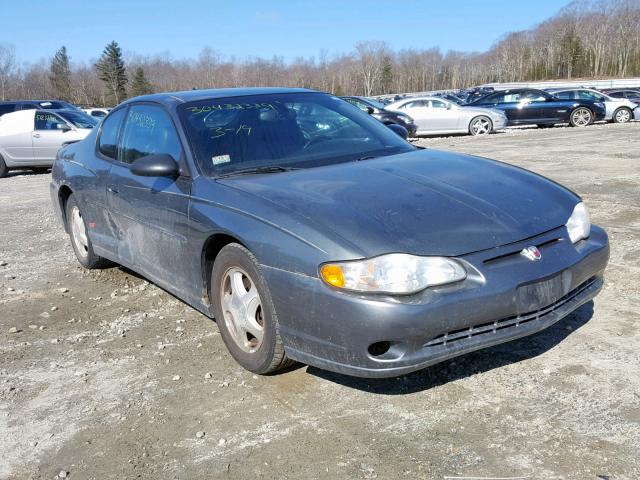 2G1WX12K449334482 - 2004 CHEVROLET MONTE CARL GRAY photo 1