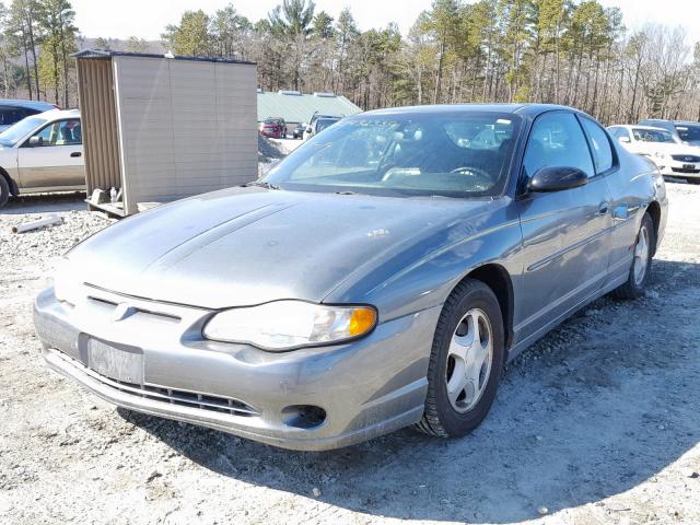 2G1WX12K449334482 - 2004 CHEVROLET MONTE CARL GRAY photo 2