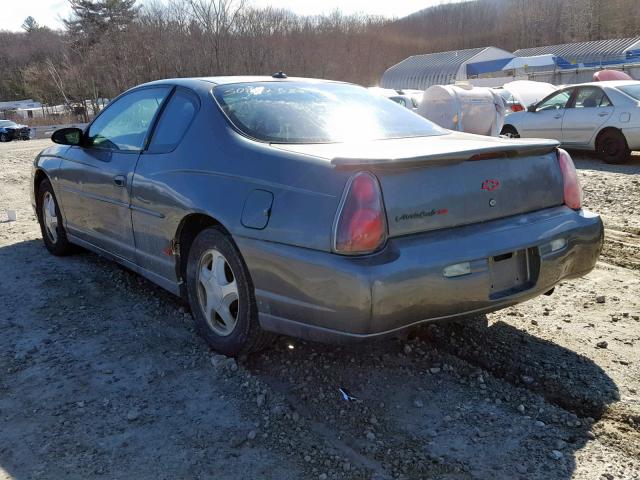 2G1WX12K449334482 - 2004 CHEVROLET MONTE CARL GRAY photo 3