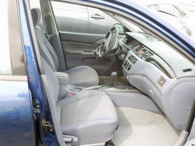 JA3AJ26E73U083924 - 2003 MITSUBISHI LANCER ES BLUE photo 5