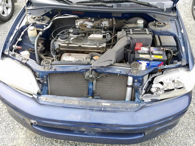 JA3AJ26E73U083924 - 2003 MITSUBISHI LANCER ES BLUE photo 7