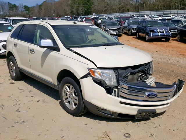 2FMDK38C47BB63556 - 2007 FORD EDGE SEL WHITE photo 1