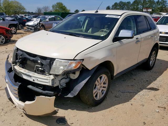 2FMDK38C47BB63556 - 2007 FORD EDGE SEL WHITE photo 2