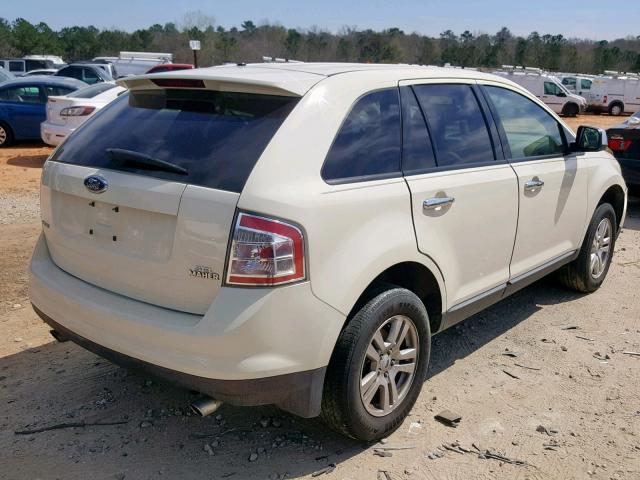 2FMDK38C47BB63556 - 2007 FORD EDGE SEL WHITE photo 4