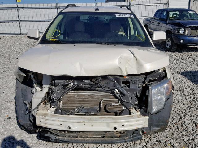 2FMDK38C38BA42518 - 2008 FORD EDGE SEL WHITE photo 7