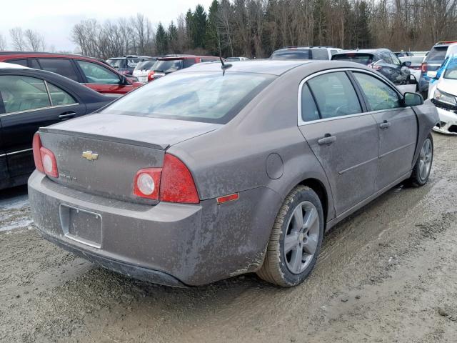 1G1ZC5E17BF359948 - 2011 CHEVROLET MALIBU 1LT 金色 照片 4