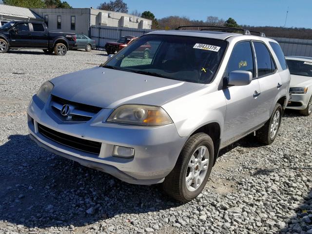 2HNYD18676H500970 - 2006 ACURA MDX TOURIN SILVER photo 2