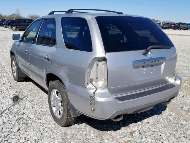 2HNYD18676H500970 - 2006 ACURA MDX TOURIN SILVER photo 3