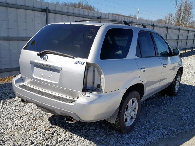 2HNYD18676H500970 - 2006 ACURA MDX TOURIN SILVER photo 4