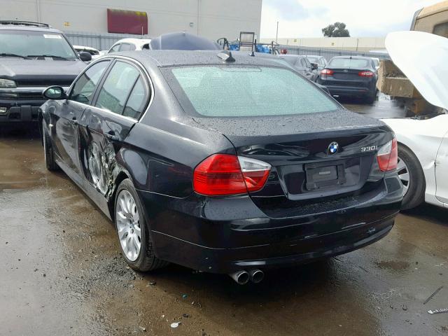 WBAVB33526PS14672 - 2006 BMW 330 I BLACK photo 3