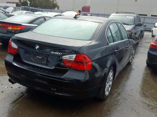 WBAVB33526PS14672 - 2006 BMW 330 I BLACK photo 4