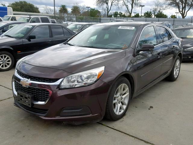 1G11C5SL6FF162438 - 2015 CHEVROLET MALIBU 1LT 紫色 照片 2