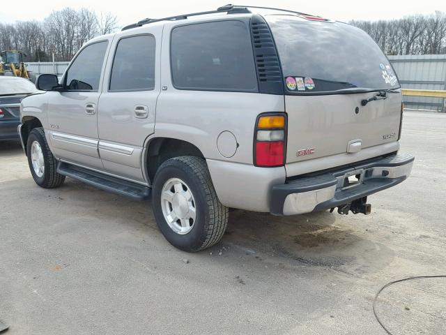 1GKEC13T65J177781 - 2005 GMC YUKON GRAY photo 3