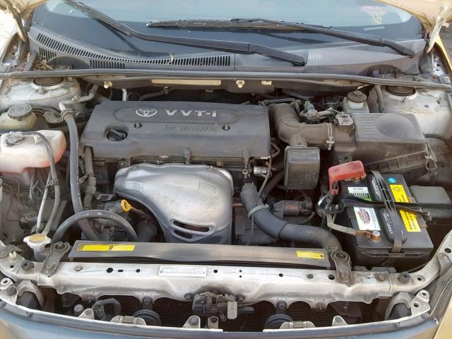 JTKDE177650035444 - 2005 TOYOTA SCION TC GRAY photo 7