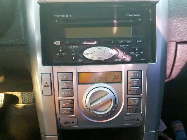 JTKDE177650035444 - 2005 TOYOTA SCION TC GRAY photo 9