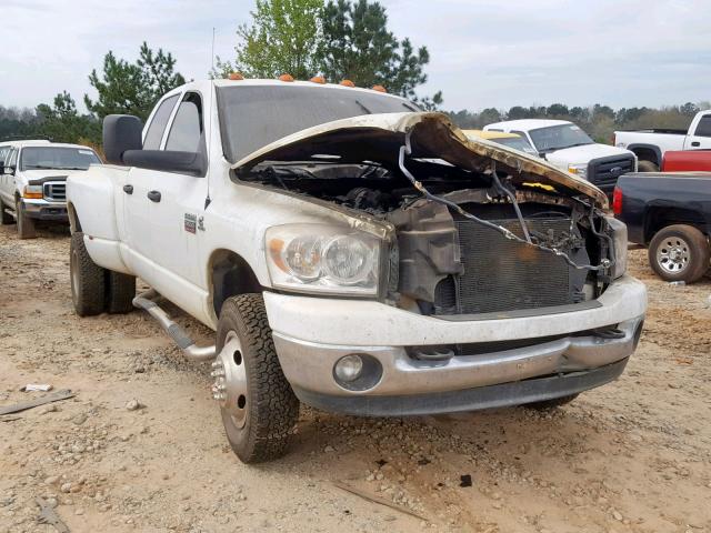 3D7MX48L09G548274 - 2009 DODGE RAM 3500 WHITE photo 1