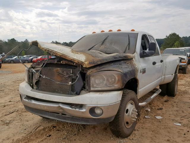 3D7MX48L09G548274 - 2009 DODGE RAM 3500 WHITE photo 2