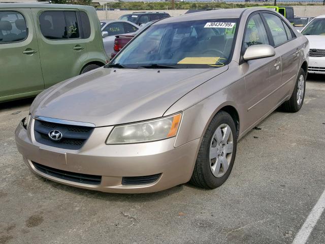 KMHET46C16A098279 - 2006 HYUNDAI SONATA GL GOLD photo 2