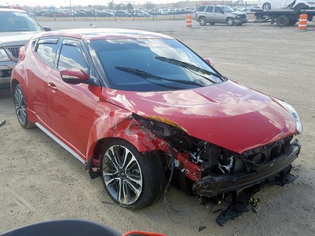 KMHTC6AE7GU272951 - 2016 HYUNDAI VELOSTER T RED photo 1