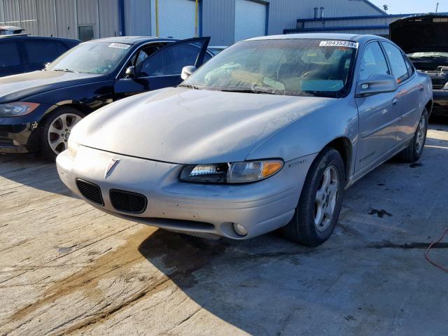 1G2WJ52K5YF141212 - 2000 PONTIAC GRAND PRIX SILVER photo 2