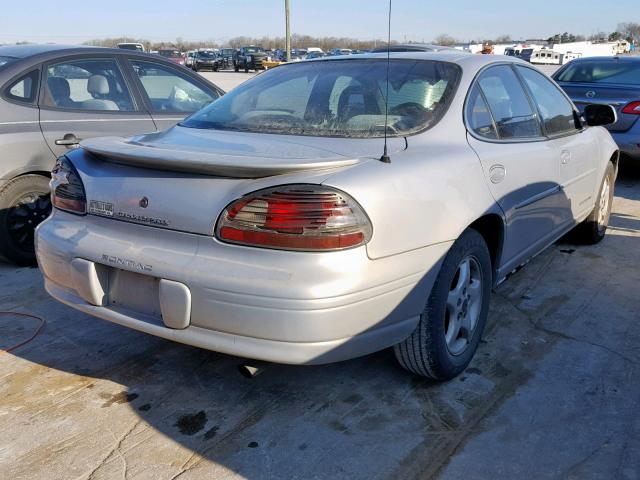 1G2WJ52K5YF141212 - 2000 PONTIAC GRAND PRIX SILVER photo 4