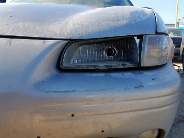 1G2WJ52K5YF141212 - 2000 PONTIAC GRAND PRIX SILVER photo 9