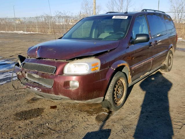 1GNDV33127D184120 - 2007 CHEVROLET UPLANDER L 勃艮第红 照片 2