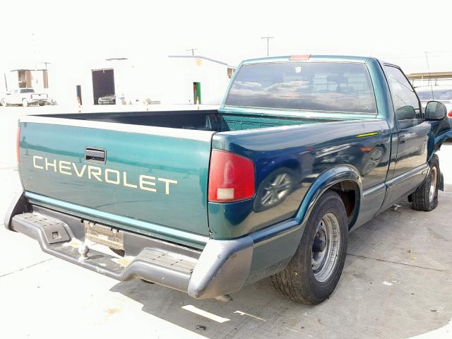 1GCCS1443VK113771 - 1997 CHEVROLET S TRUCK S1 GREEN photo 4