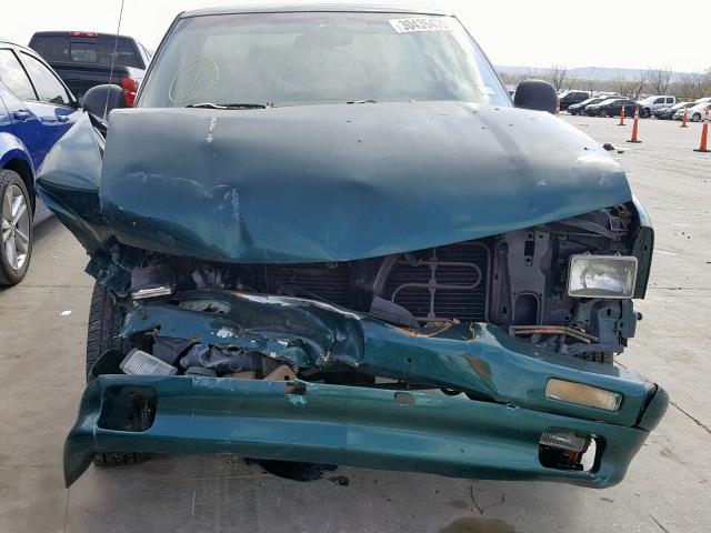 1GCCS1443VK113771 - 1997 CHEVROLET S TRUCK S1 GREEN photo 9