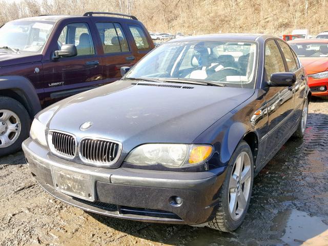 WBAEW53484PG10967 - 2004 BMW 330 XI BLUE photo 2