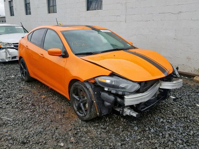 1C3CDFBB4ED868932 - 2014 DODGE DART SXT ORANGE photo 1