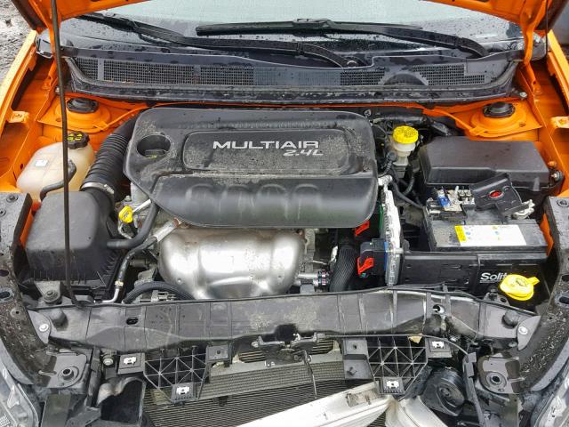 1C3CDFBB4ED868932 - 2014 DODGE DART SXT ORANGE photo 7