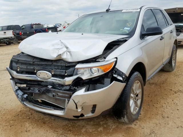 2FMDK3GC9DBB64442 - 2013 FORD EDGE SE SILVER photo 2