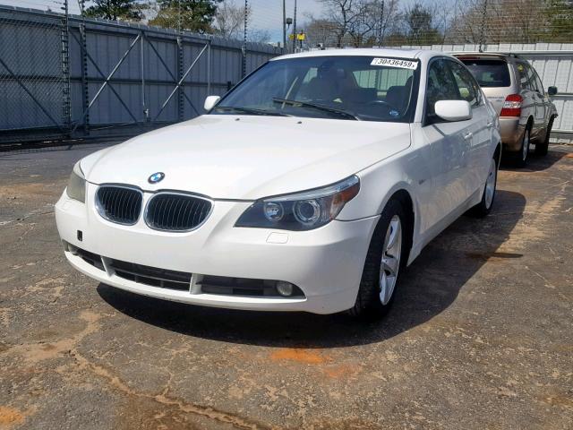 WBANE53516CK90605 - 2006 BMW 525 I WHITE photo 2