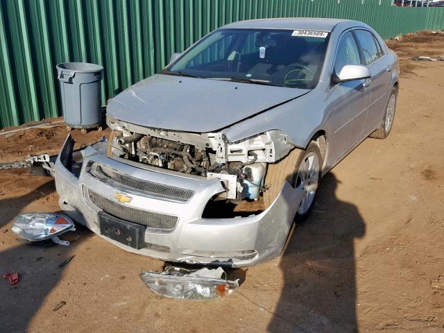 1G1ZH57B39F137425 - 2009 CHEVROLET MALIBU 1LT SILVER photo 2